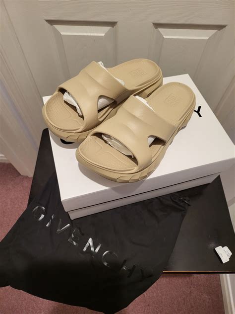 givenchy slides junior|givenchy marshmallow slides.